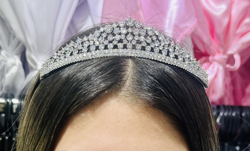 כתר לכלה אבני קריסטל