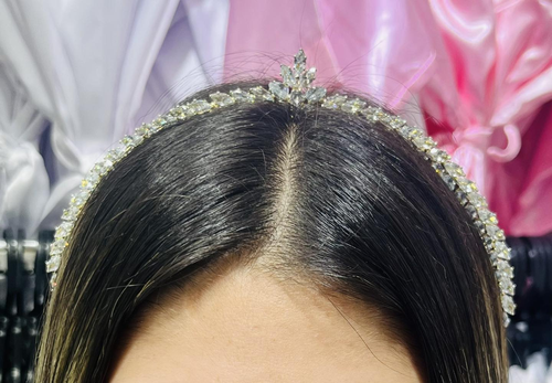 כתר לכלה אבני קריסטל