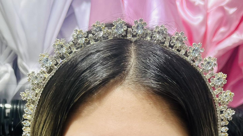 כתר לכלה אבני קריסטל