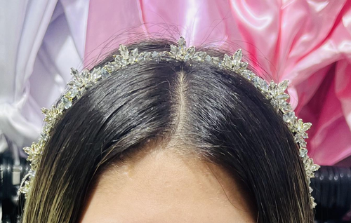 כתר לכלה אבני קריסטל