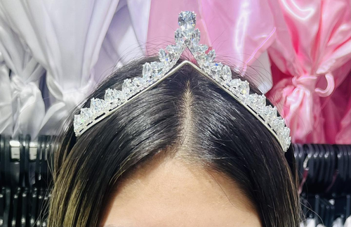 כתר לכלה אבני קריסטל