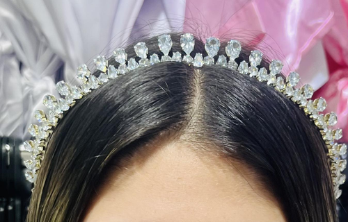 כתר לכלה אבני קריסטל